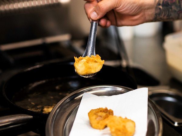 Sesos Casquería IGP Ternasco de Aragón preparados en fritura
