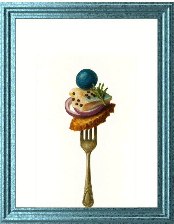 Tapas inspiradas en Goya presentadas en La Tapa entra en Palacio en Zaragoza"