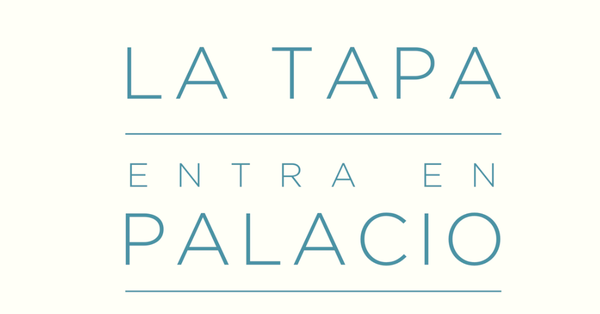 Cartel oficial del evento La Tapa entra en Palacio en la Aljafería de Zaragoza