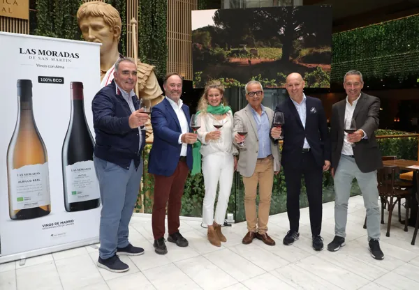 “Presentación de la X Ruta Gastronómica de la Carne de Toro en Zaragoza con los vinos ecológicos de Las Moradas de San Martín