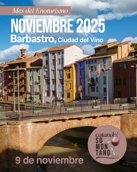 CatandoSomontano 2025 Barbastro Ciudad del Vino en Plaza San Francisco