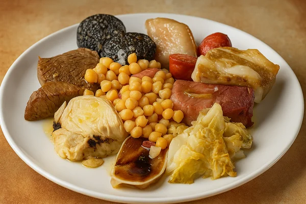 Ruta cocido aragonés elevado a la categoría gourmet: sabor, tradición y belleza en un mismo plato.