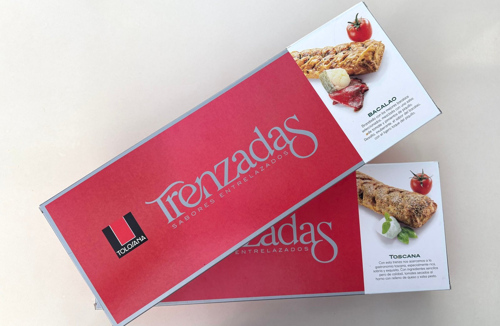 Las dos trenzas saladas de Pasteleria Tolosana