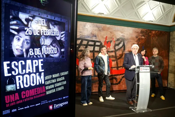 Escape Room en Zaragoza en el Teatro Principal durante la presentación