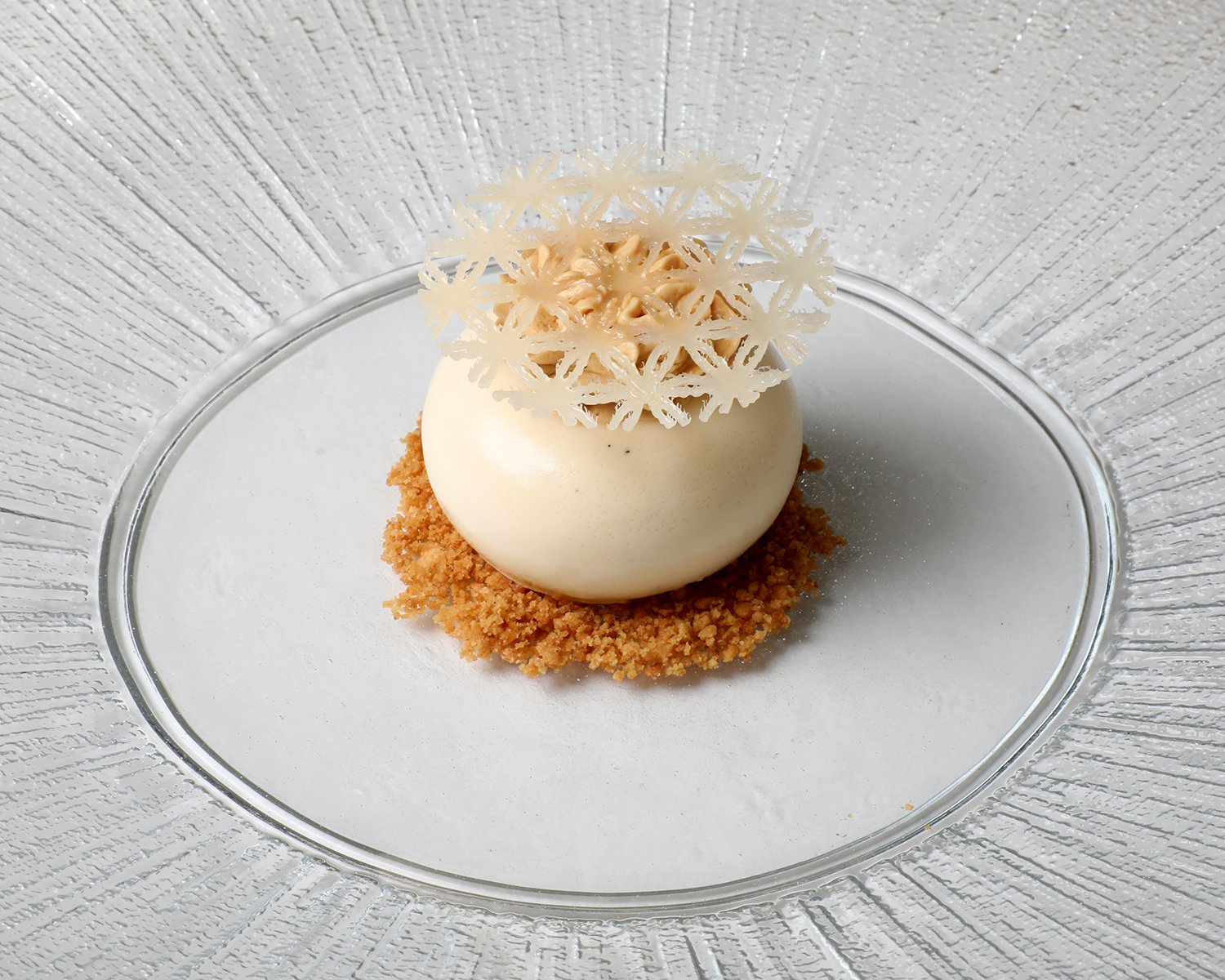 Premios Horeca 2026 postre de vainilla y caramelo del restaurante La Prensa