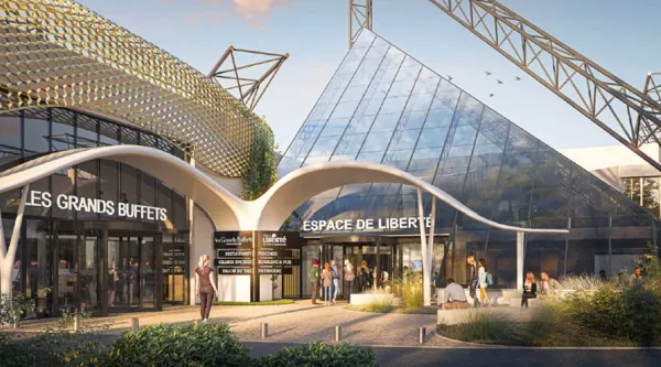 Zona de acceso de Les Grands Buffets