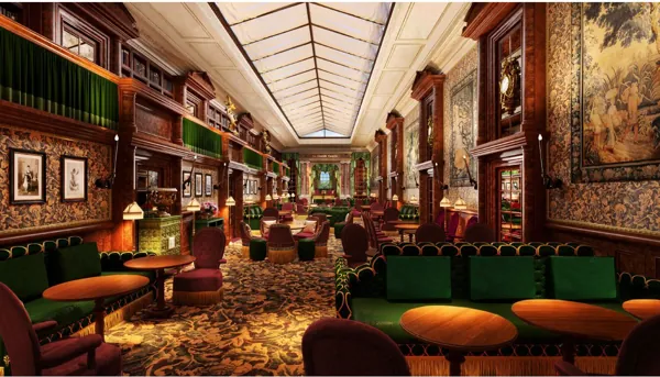 Una de as estancias del nuevo Les Grands BUffets en proyecto