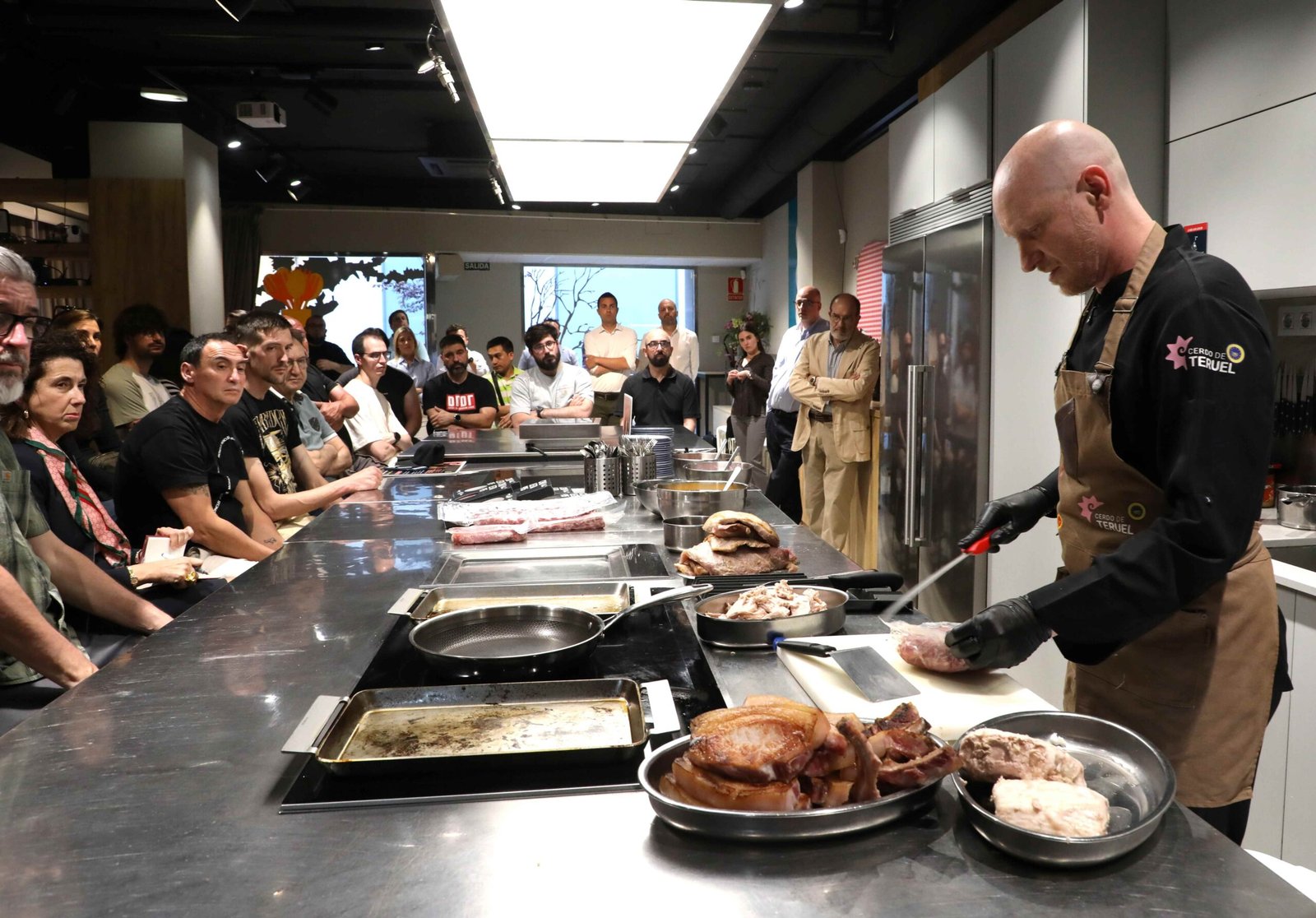 masterclass IGP Cerdo de Teruel chef Toño Palacio