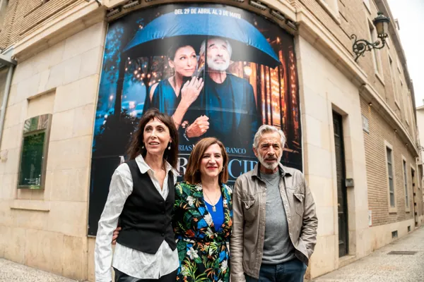 Imanol Arias y María Barranco presentan “Mejor no decirlo” en Zaragoza. Foto: Celia Montero