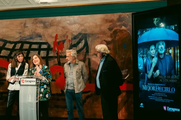 Rueda de prensa Mejor no decirlo Zaragoza Teatro Principal