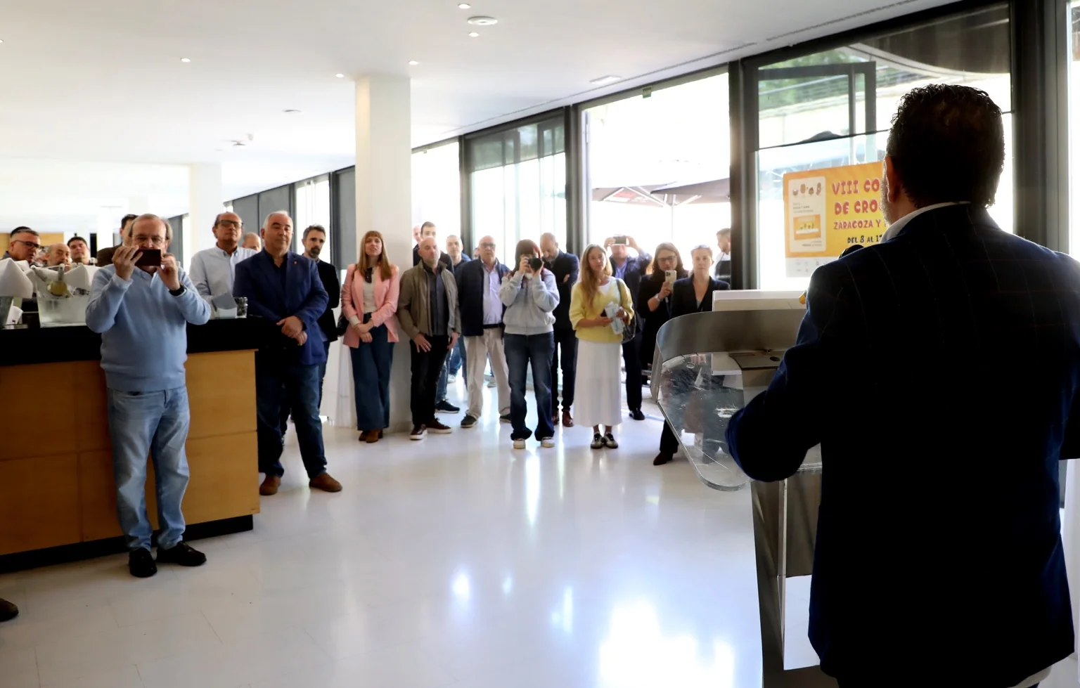     Concurso de croquetas Zaragoza 2026 presentación público asistentes