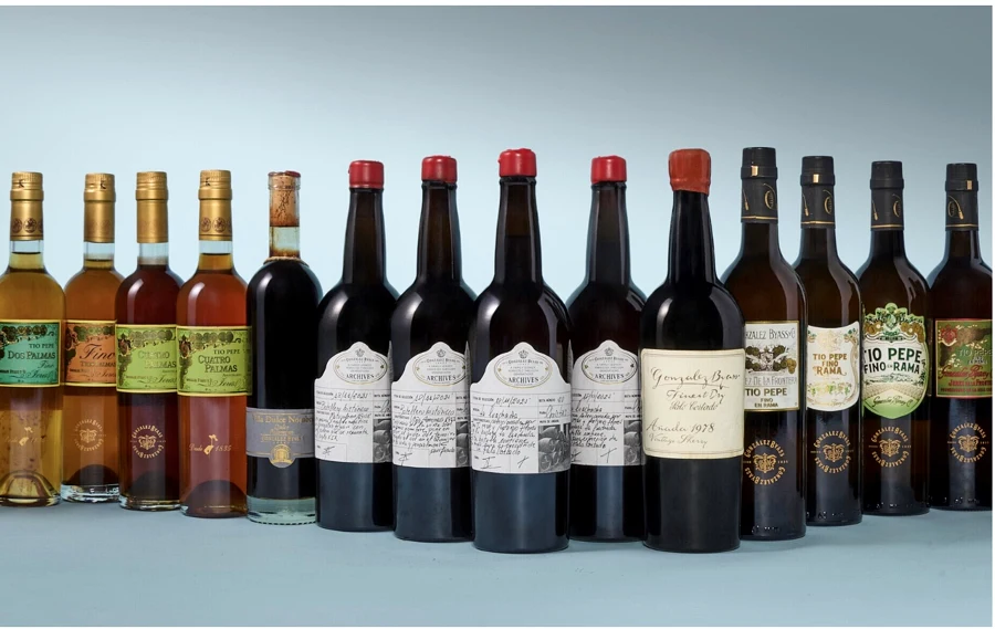 Colección histórica de vinos y jereces de González Byass