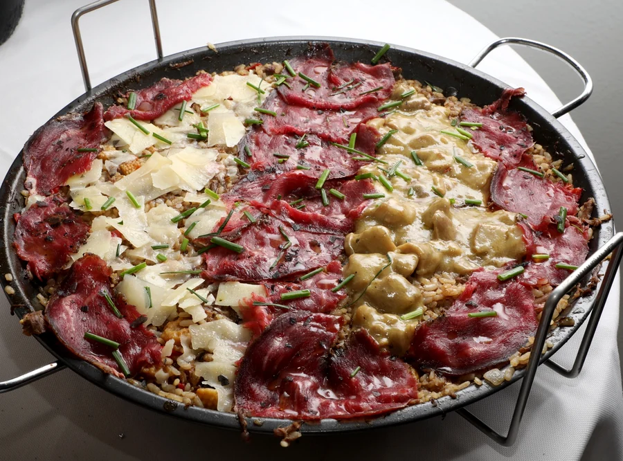 Menú de las XIII Jornadas del Arroz de El Candelas con maridaje de Bodega LAUS.