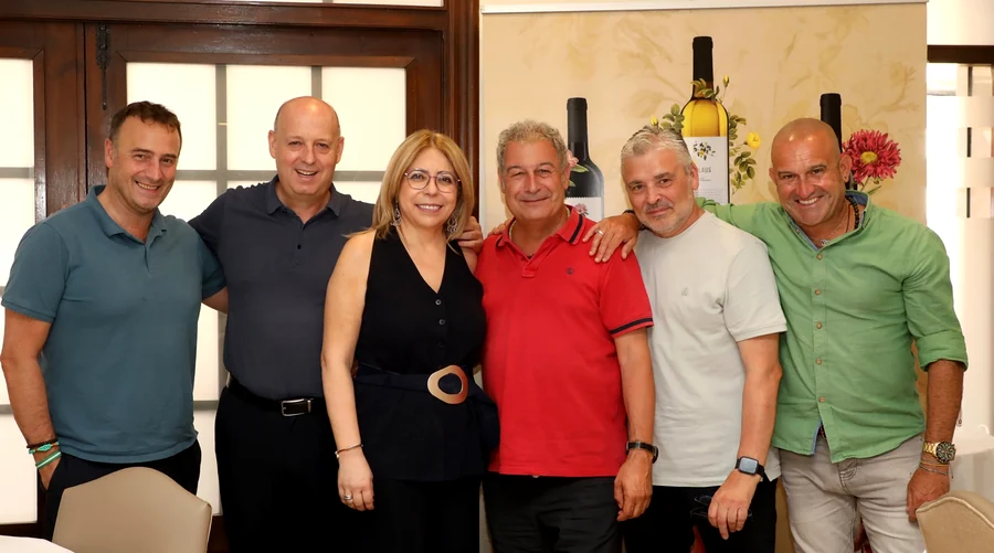 Equipo de El Candelas y Bodega LAUS en la presentación de las XIII Jornadas del Arroz.