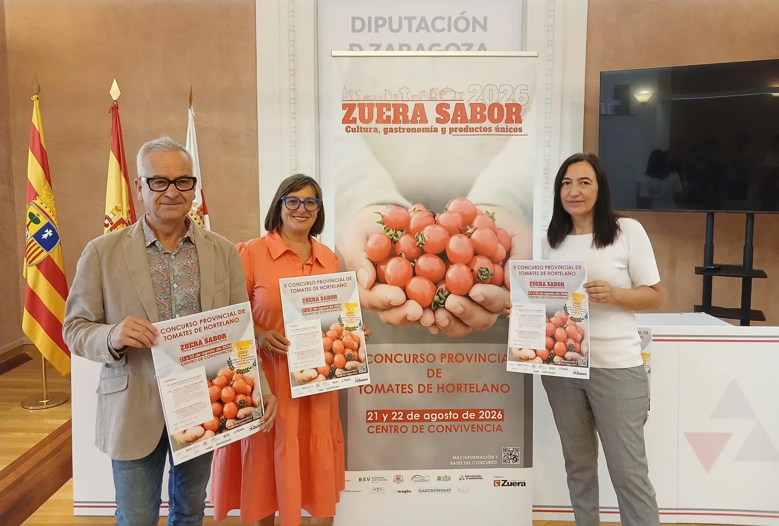 Presentación del II Concurso Provincial de Tomates de Hortelano de Zuera 2026.