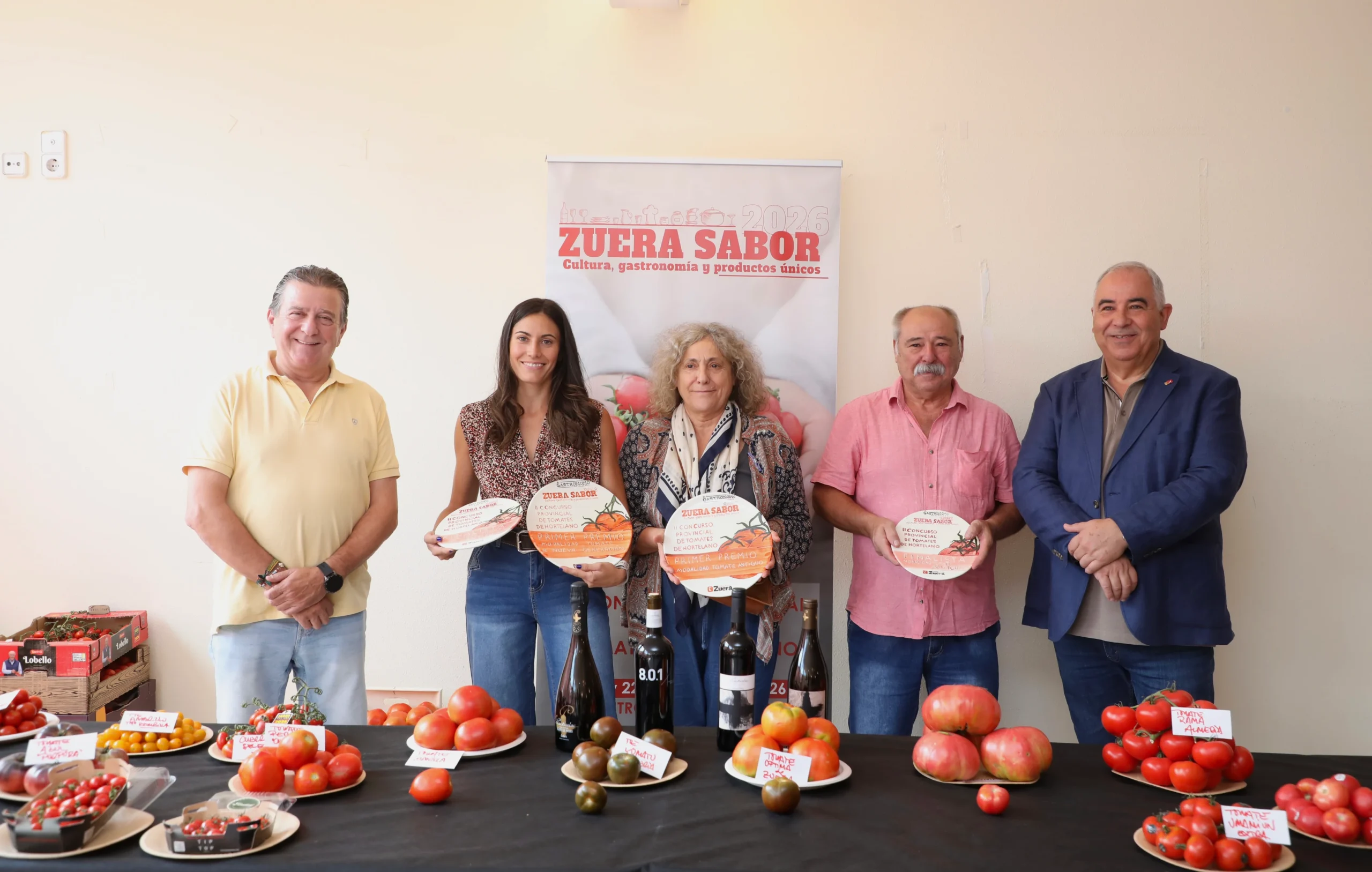 Ganadores de tomates hortelanos en Zuera