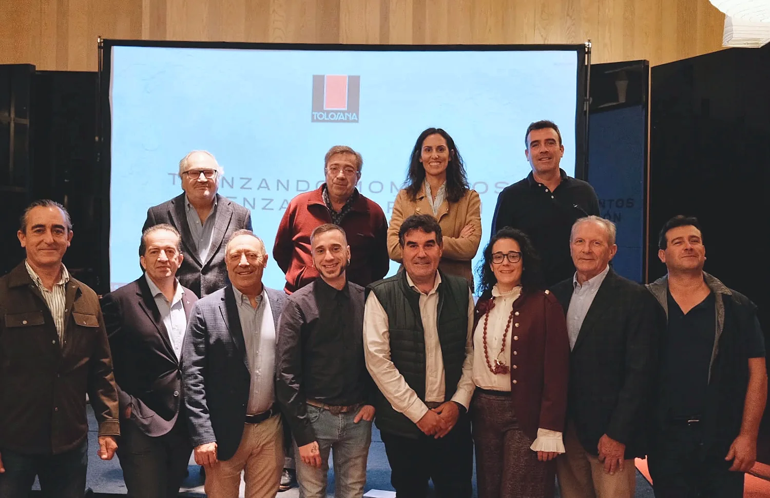 Equipo de Pastelería Tolosana en la presentación de Trenzando Aragón